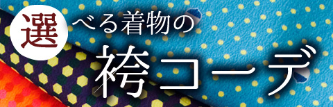 選べる着物の袴コーデ